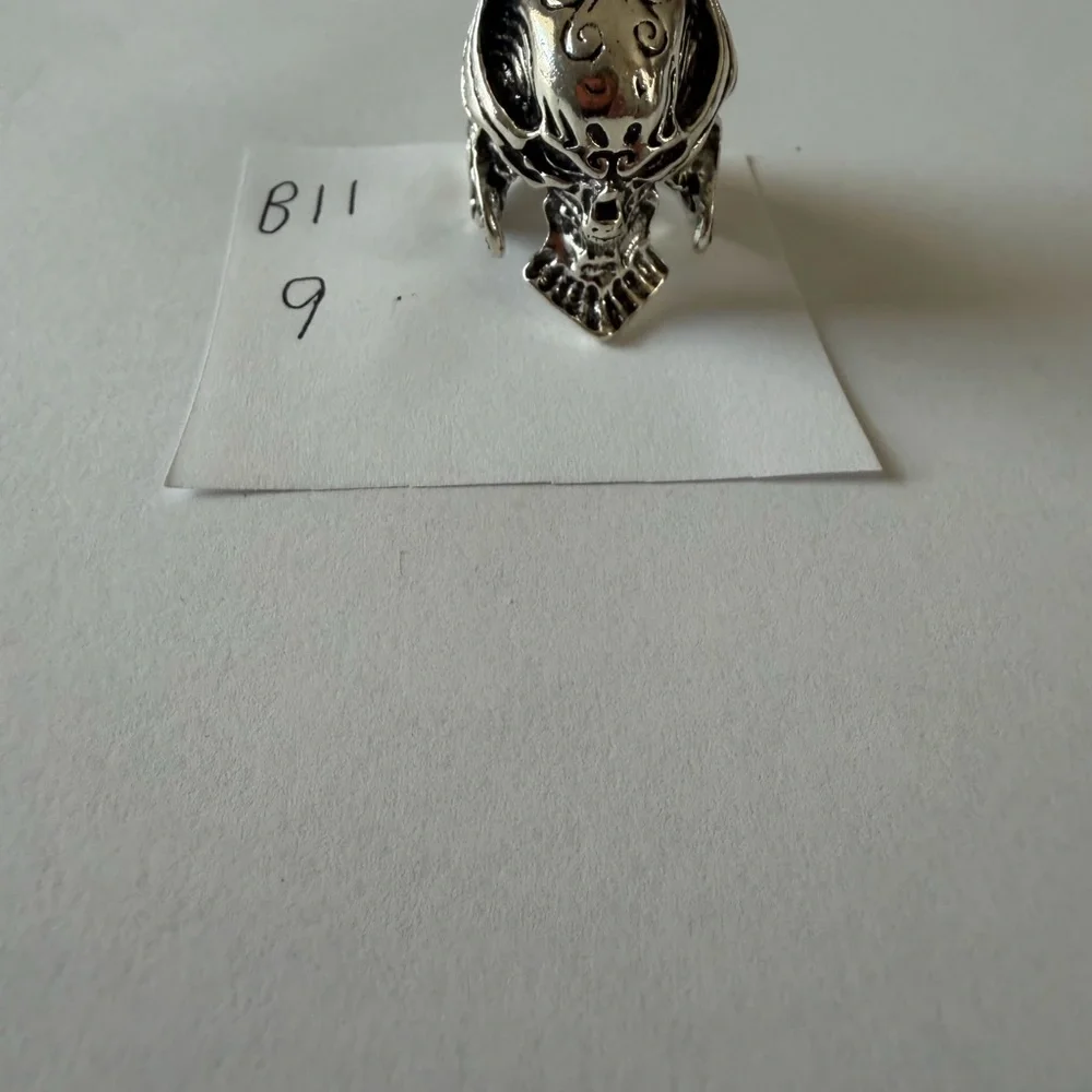 Silver Skull Ring